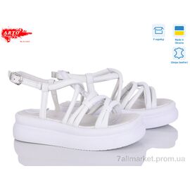 Босоніжки жіночі літні Літо 260 білий к. (8 пар р.36-40) "ARTO" недорого оптом від прямого постачальника