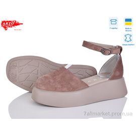 Босоніжки жіночі літні Літо 201 кофе з. (8 пар р.36-40) "ARTO" недорого оптом від прямого постачальника