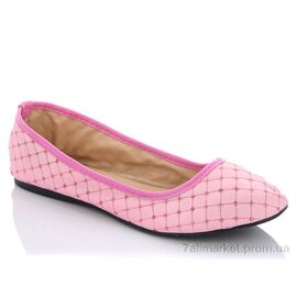 Балетки жіночі зручні Літо JK021-5 (8 пар р.36-41) "Obuvok" недорого оптом від прямого постачальника