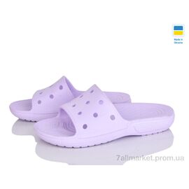 Шльопанці жіночі полегшені Літо F630 бузок (5 пар р.37-41) "Inblue" недорого оптом від прямого постачальника