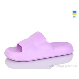 Фотография Шлепки женские облегченные Лето ПЖ48 бузковий (8 пар р.36-41) "SANLIN 2" недорого оптом от прямого поставщика