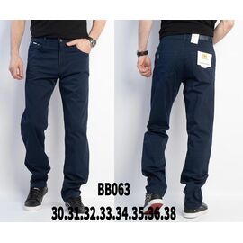 Фотография Джинсы мужские 063 blue р.30-38 "God Baron" недорого оптом от прямого поставщика