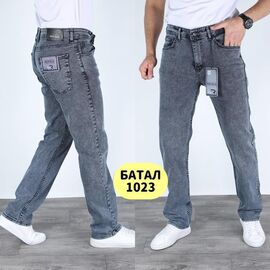 Фотография Джинсы мужские 1023 blue р.32-40 "God Baron" недорого оптом от прямого поставщика