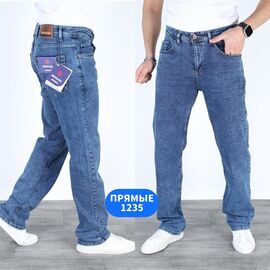 Джинси чоловічі 1235 blue р.30-36 "God Baron" недорого оптом від прямого постачальника