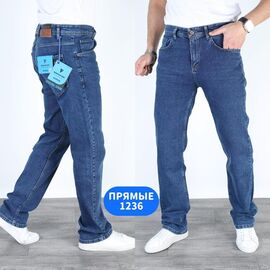 Джинси чоловічі 1236 blue р.30-36 "God Baron" недорого оптом від прямого постачальника