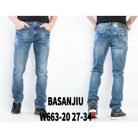 Джинси чоловічі 663-20 grey р.27-34 "God Baron" недорого оптом від прямого постачальника