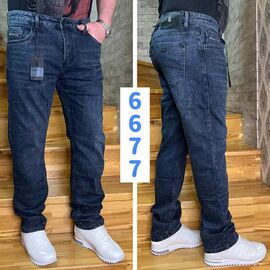 Джинси чоловічі 6677 blue р.30-38 "God Baron" недорого оптом від прямого постачальника