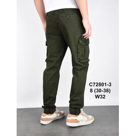 Джинси чоловічі 72801-3 khaki р.30-38 "God Baron" недорого оптом від прямого постачальника