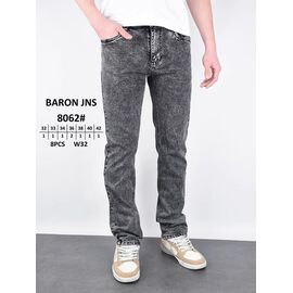 Джинси чоловічі 8062 grey р.32-42 "God Baron" недорого оптом від прямого постачальника