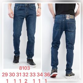 Джинси чоловічі 8103 blue р.29-36 "God Baron" недорого оптом від прямого постачальника