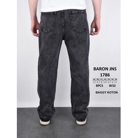 Джинси чоловічі 1786 black р.29-36 "God Baron" недорого оптом від прямого постачальника