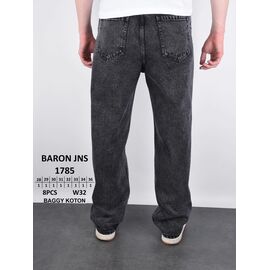 Джинси чоловічі 1785 black р.28-36 "God Baron" недорого оптом від прямого постачальника