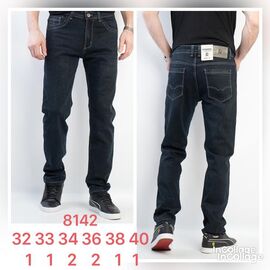 Джинси чоловічі 8142 blue р.32-40 "God Baron" недорого оптом від прямого постачальника