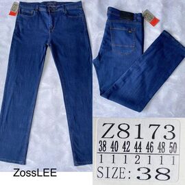 Джинси чоловічі 8173 blue р.38-50 "God Baron" недорого оптом від прямого постачальника