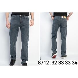 Джинси чоловічі 8712 blue р.32-38 "God Baron" недорого оптом від прямого постачальника