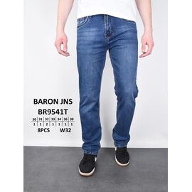 Джинси чоловічі 9540-1 blue р.30-38 "God Baron" недорого оптом від прямого постачальника