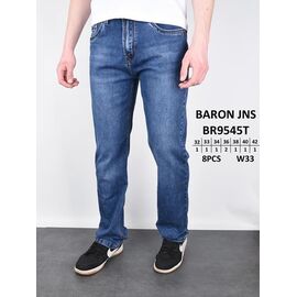 Джинси чоловічі 9545 blue р.32-42 "God Baron" недорого оптом від прямого постачальника