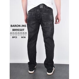 Джинси чоловічі 9550 black р.30-38 "God Baron" недорого оптом від прямого постачальника