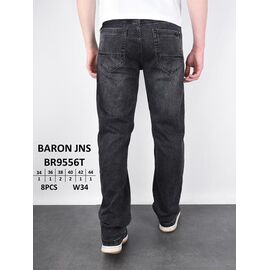 Джинси чоловічі 9556 black р.34-44 "God Baron" недорого оптом від прямого постачальника