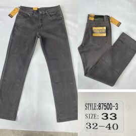 Джинси чоловічі 87500-3 grey р.32-40 "God Baron" недорого оптом від прямого постачальника
