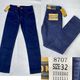 Джинси чоловічі 8707 blue р.32-42 "God Baron" недорого оптом від прямого постачальника