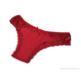 Фотография Трусы Весна/осень 5400-11 bordo (2XL) (10 шт. р.сетка One size) "Obuvok" недорого оптом от прямого поставщика