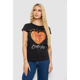 футболка жіноча 2204 black р.S-L "Seven Group" недорого оптом від прямого постачальника