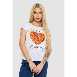 футболка жіноча 2204 white р.S-L "Seven Group" недорого оптом від прямого постачальника