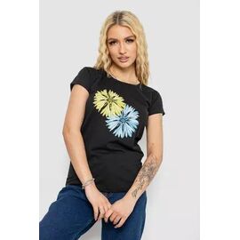 футболка жіноча 2215 black р.S-L "Seven Group" недорого оптом від прямого постачальника