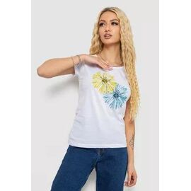 футболка жіноча 2215 white р.S-L "Seven Group" недорого оптом від прямого постачальника