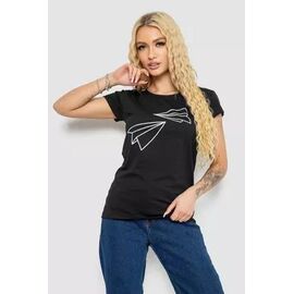 футболка жіноча 2217 black р.S-L "Seven Group" недорого оптом від прямого постачальника