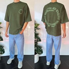 Фотография Футболка мужская 1967 khaki р.S-2XL "i8denim" недорого оптом от прямого поставщика