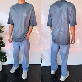 Фотография Футболка мужская 1993 grey р.S-XL "i8denim" недорого оптом от прямого поставщика