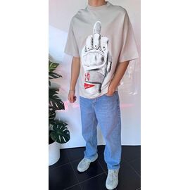 Фотография Футболка мужская 2001 grey р.S-2XL "i8denim" недорого оптом от прямого поставщика