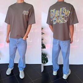 Фотография Футболка мужская 2005 grey р.S-2XL "i8denim" недорого оптом от прямого поставщика