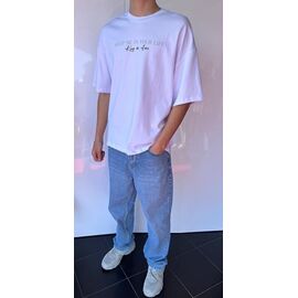 Фотография Футболка мужская 2010 white р.S-2XL "i8denim" недорого оптом от прямого поставщика