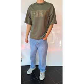 Фотография Футболка мужская 2023 khaki р.S-2XL "i8denim" недорого оптом от прямого поставщика