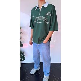 Фотография Футболка мужская 2039 green р.S-XL "i8denim" недорого оптом от прямого поставщика