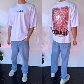 Фотография Футболка мужская 2061 white р.S-XL "i8denim" недорого оптом от прямого поставщика