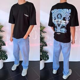 Фотография Футболка мужская 2068 black р.S-XL "i8denim" недорого оптом от прямого поставщика