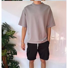 Фотография Футболка мужская 2072 grey р.S-2XL "i8denim" недорого оптом от прямого поставщика