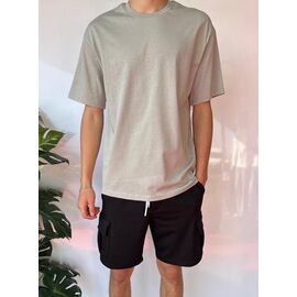 Фотография Футболка мужская 2074 grey р.S-XL "i8denim" недорого оптом от прямого поставщика