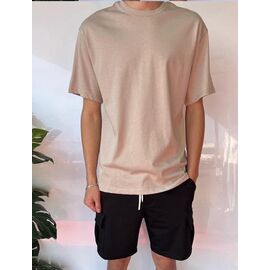 Фотография Футболка мужская 2077 beige р.S-XL "i8denim" недорого оптом от прямого поставщика