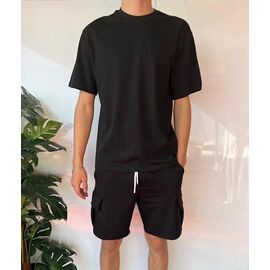 Фотография Футболка мужская 2080 black р.S-XL "i8denim" недорого оптом от прямого поставщика