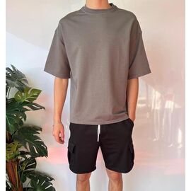 Фотография Футболка мужская 2083 grey р.S-2XL "i8denim" недорого оптом от прямого поставщика