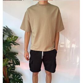 Фотография Футболка мужская 2085 beige р.S-2XL "i8denim" недорого оптом от прямого поставщика