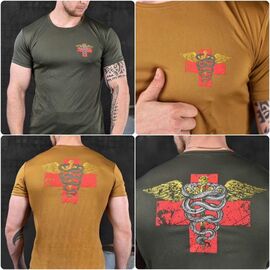 Футболка чоловіча 812 khaki р.M-3XL "Madoka" недорого оптом від прямого постачальника