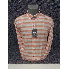 Сорочка чоловіча 3752 orange р.S-2XL "ROLADA" недорого оптом від прямого постачальника