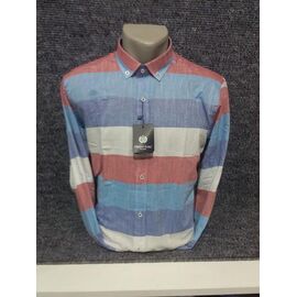 Сорочка чоловіча 3760 l.blue р.S-2XL "ROLADA" недорого оптом від прямого постачальника