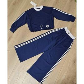 Костюм дитячий спортивний на дівчинку 836 navy р.128-164 "Bright Harmony" недорого оптом від прямого постачальника